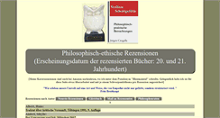Desktop Screenshot of philosophisch-ethische-rezensionen.de