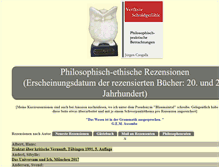Tablet Screenshot of philosophisch-ethische-rezensionen.de